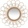 Atmosphera Wandspiegel Caya - Boho/ibiza stijl - rotan - 56 cm