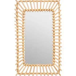 Atmosphera Wandspiegel Leonie - Boho/ibiza stijl - rotan