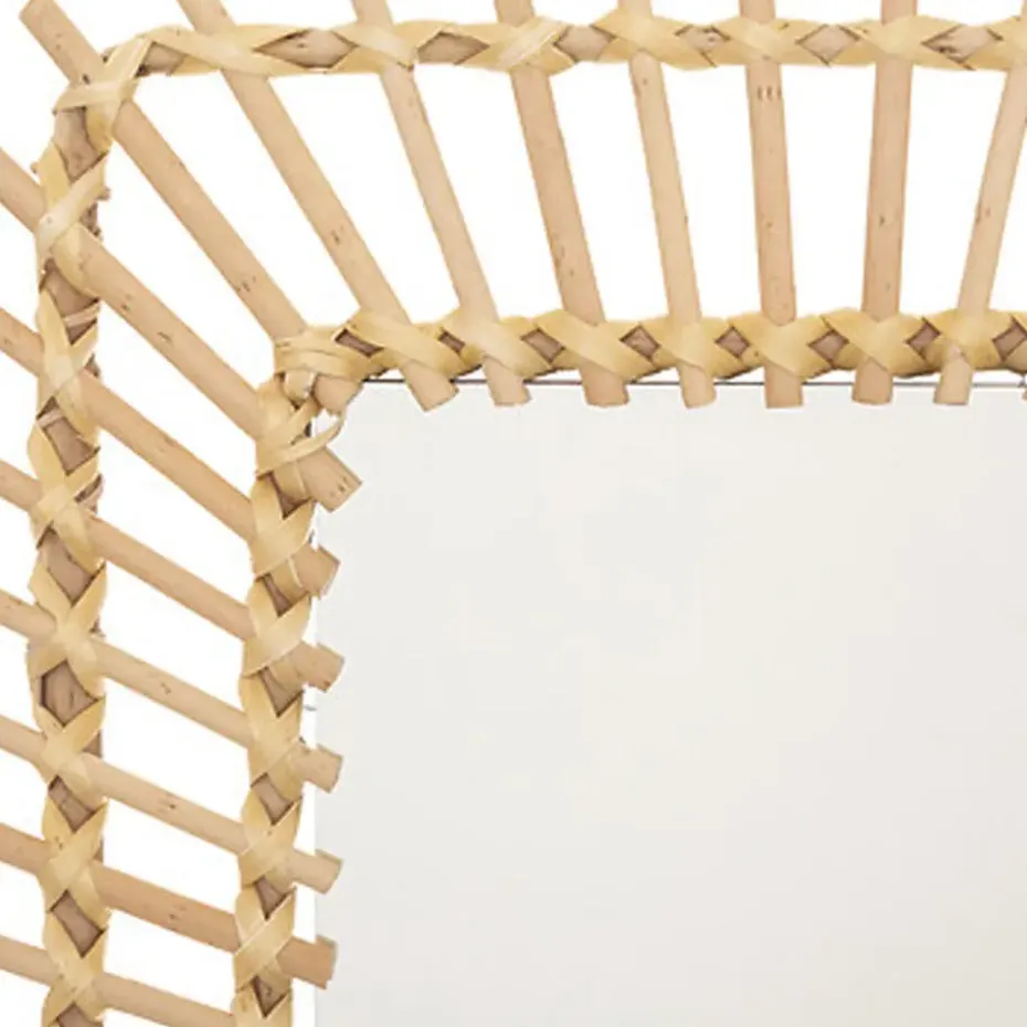 Atmosphera Wandspiegel Leonie - Boho/ibiza stijl - rotan