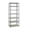 Avasco Stellingkast - Zilver - Extra hoog - Metaal - 222x90x45cm