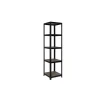 Avasco Stellingkast - Zwart - Opbergrek vierkant metaal - 176x45x45cm