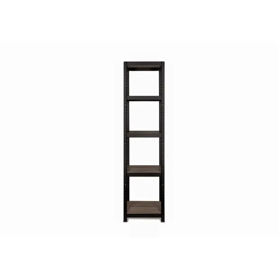 Avasco Stellingkast - Zwart - Opbergrek vierkant metaal - 176x45x45cm