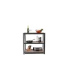 Avasco Stellingkast - Zwart - Opbergrek laag metaal - 88x90x45