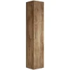 Badplaats Badkamerkast Pluto 30 x 30 x 150 cm - Bruin eiken - Hangende