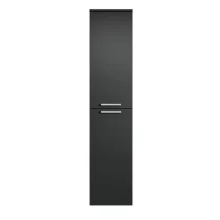 Badplaats Badkamerkast Saturnus 35 x 35 x 130 cm - Zwart - Hangende Kolomkast
