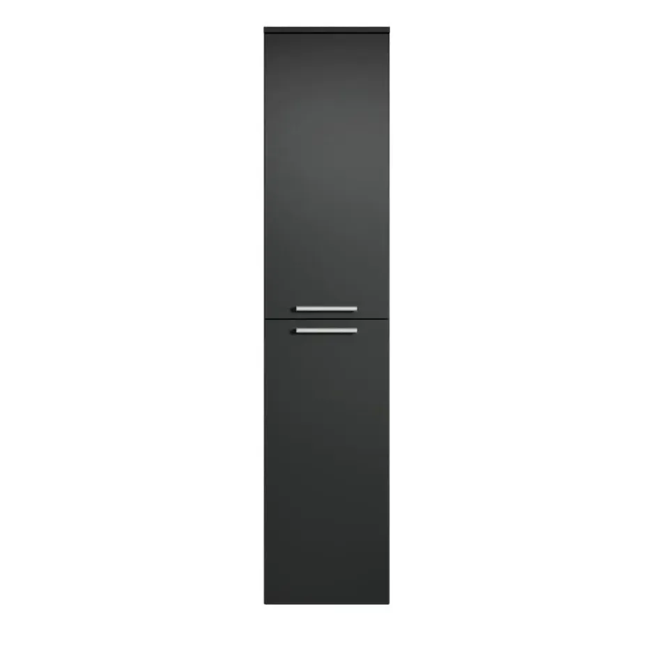 Badplaats Badkamerkast Saturnus 35 x 35 x 130 cm - Zwart - Hangende Kolomkast