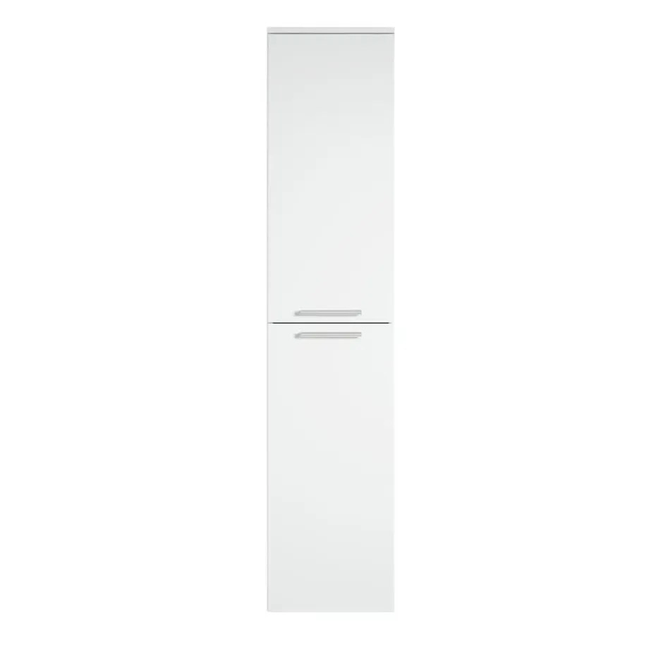Badplaats Badkamerkast Venus 30 x 30 x 160 cm - Wit - Hangende Kolomkast met