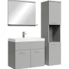 Badplaats Badkamermeubel Set Montreal 60 x 35 cm - Mat Grijs - Badmeubel met