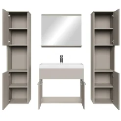 Badplaats Badkamermeubel Set Montreal XL 60 x 35 cm - Beige - Badmeubel met
