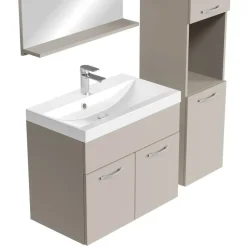 Badplaats Badkamermeubel Set Montreal XL 60 x 35 cm - Beige - Badmeubel met