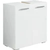 Badplaats Wastafel Onderkast Jupiter 60 x 30 x 60 cm - Wit - Badkamerkast –