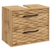 Badplaats Wastafel Onderkast Etna 60 x cm 35 cm x 50 cm - Eiken - Badkamerkast –