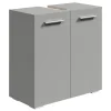 Badplaats Wastafel Onderkast Jupiter 60 x 30 x 60 cm - Mat Grijs - Badkamerkast