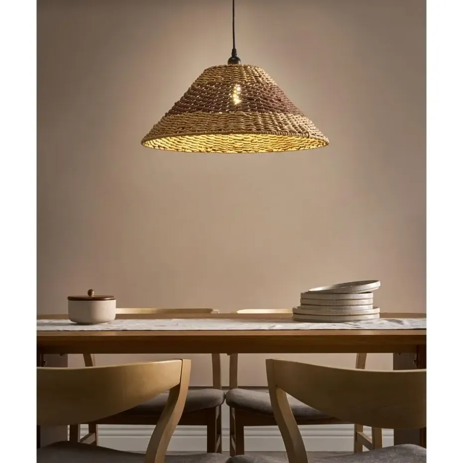 BANCAL - Hanglamp - Naturel - Papierkoord