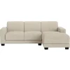 Bank Aberdeen met chaise longue rechts - Kansas - crème