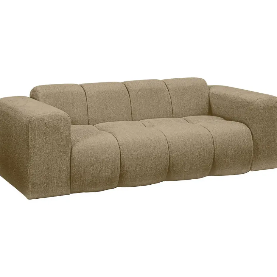 Bank Beau 2-zits - stof Raven - taupe