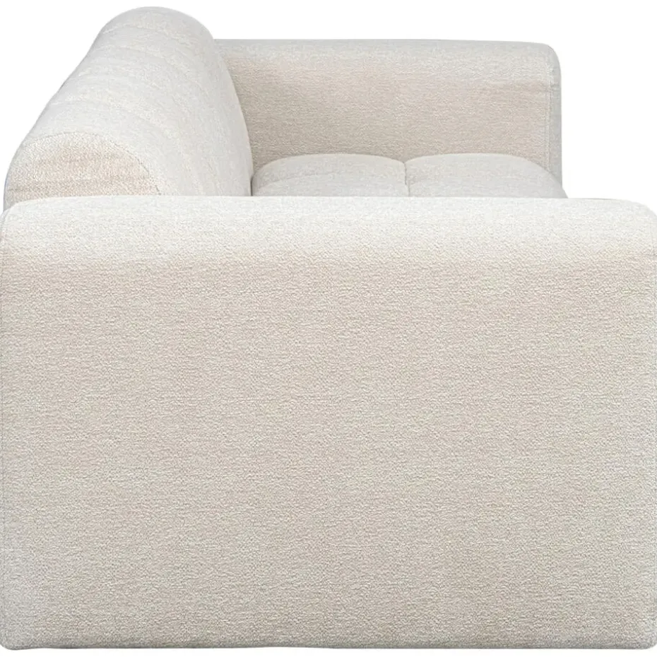 Bank Beau 3-zits - stof Raven - beige