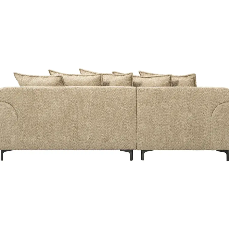 Bank Elsa met chaise longue links - stof Anthology - taupe