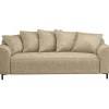 Bank Elsa 3-zits - stof Anthology - taupe