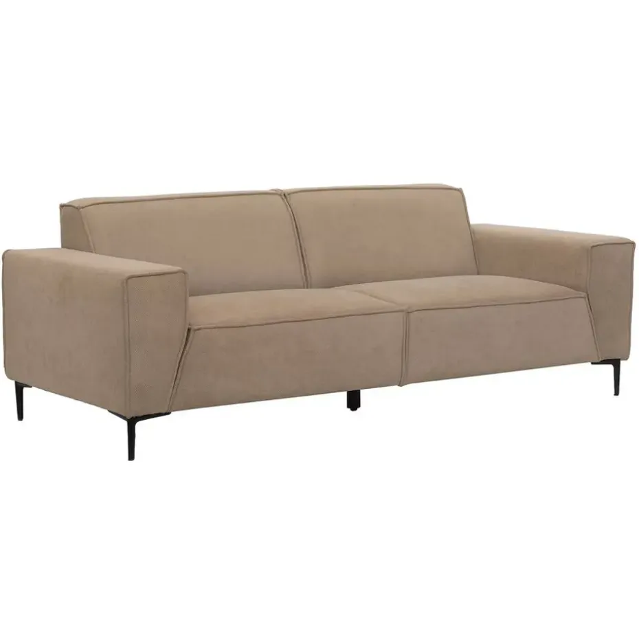 Bank Romy - 3-zits - stof Curio - beige