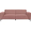 Bank Romy 3-zits - stof Curio - roze