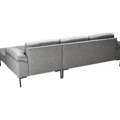 Bank Tom met chaise longue rechts - Monza - grijs