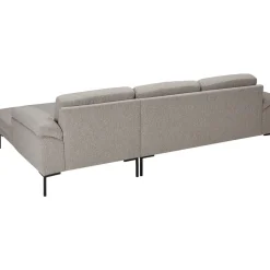 Bank Tom met chaise longue links - Java - beige