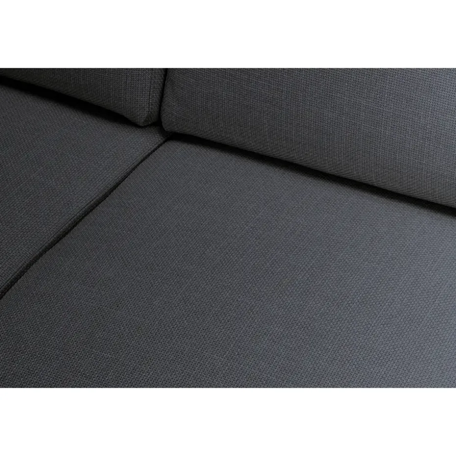Bank Tom met chaise longue links - Basel - antraciet