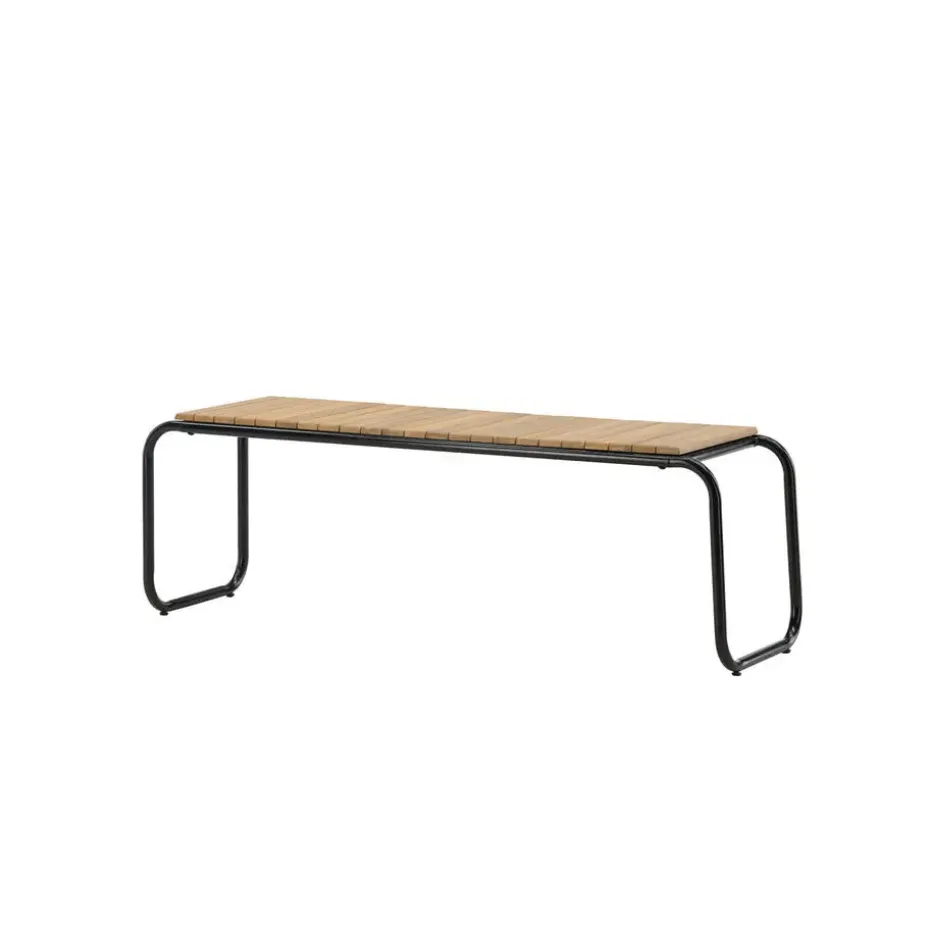 Bankje Naturel Hout - 136x40x46cm - Holmbeck