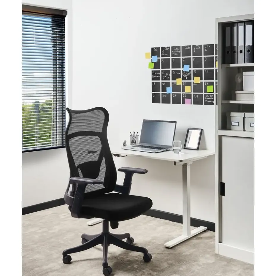 BARD - Bureaustoel - Zwart - Stof