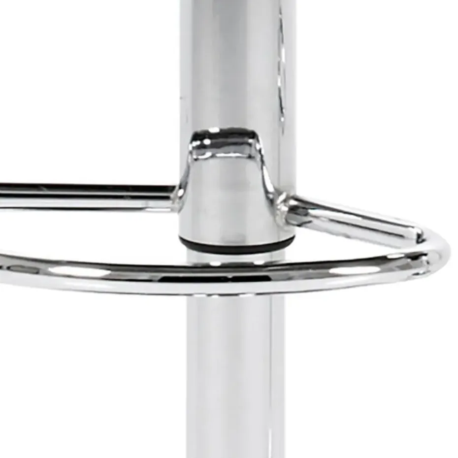 Barkruk - Zwart PU leer - Zithoogte 79cm - Trana - Set van 2