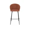 Barkruk Oranje Stof - Zithoogte 75cm - 50x52x100cm - Joa - Set van 2
