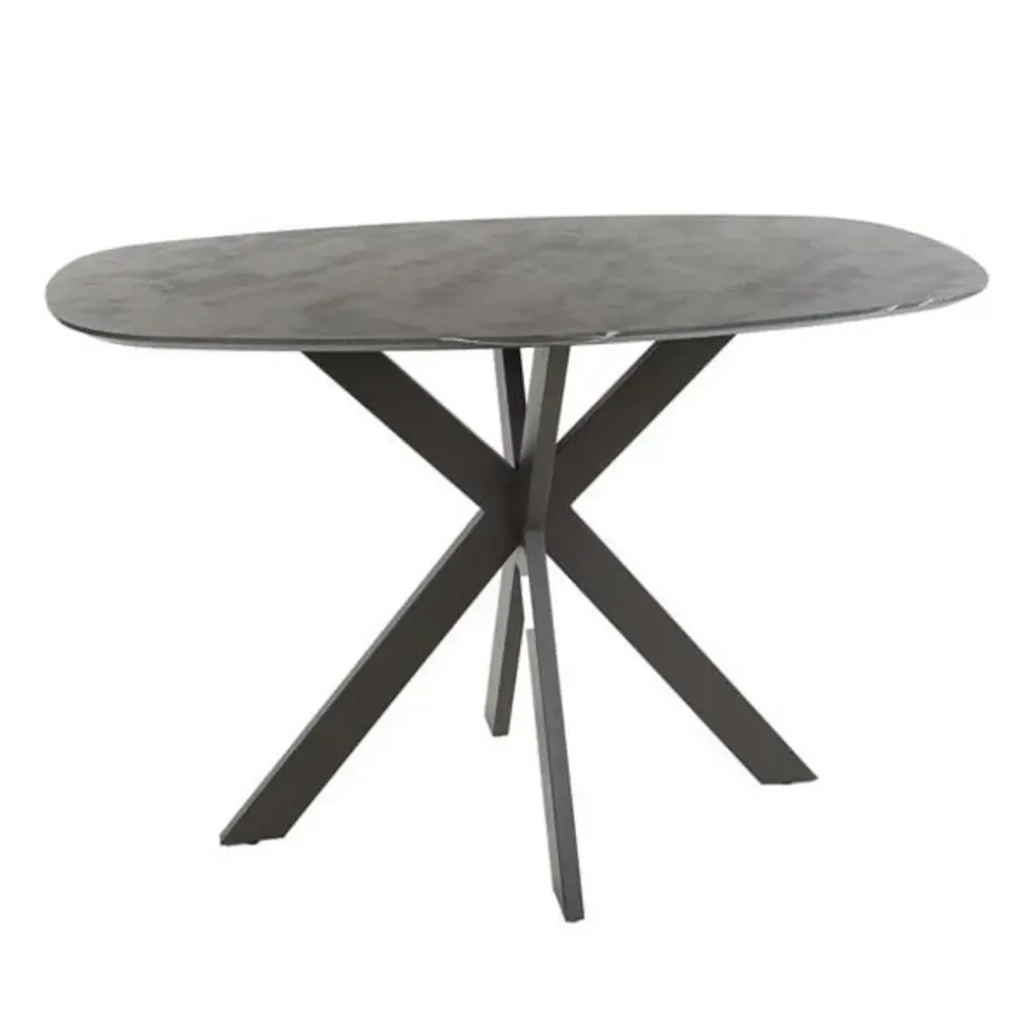 Bartafel Mariola 140x80 cm-zwartbruin