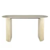 Bartafel Ovaal - Keramiek Travertin - 178x70x92cm - Romano