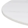 Bartafel Wit Keramiek - Metaal - 80x80x105cm - Laurens