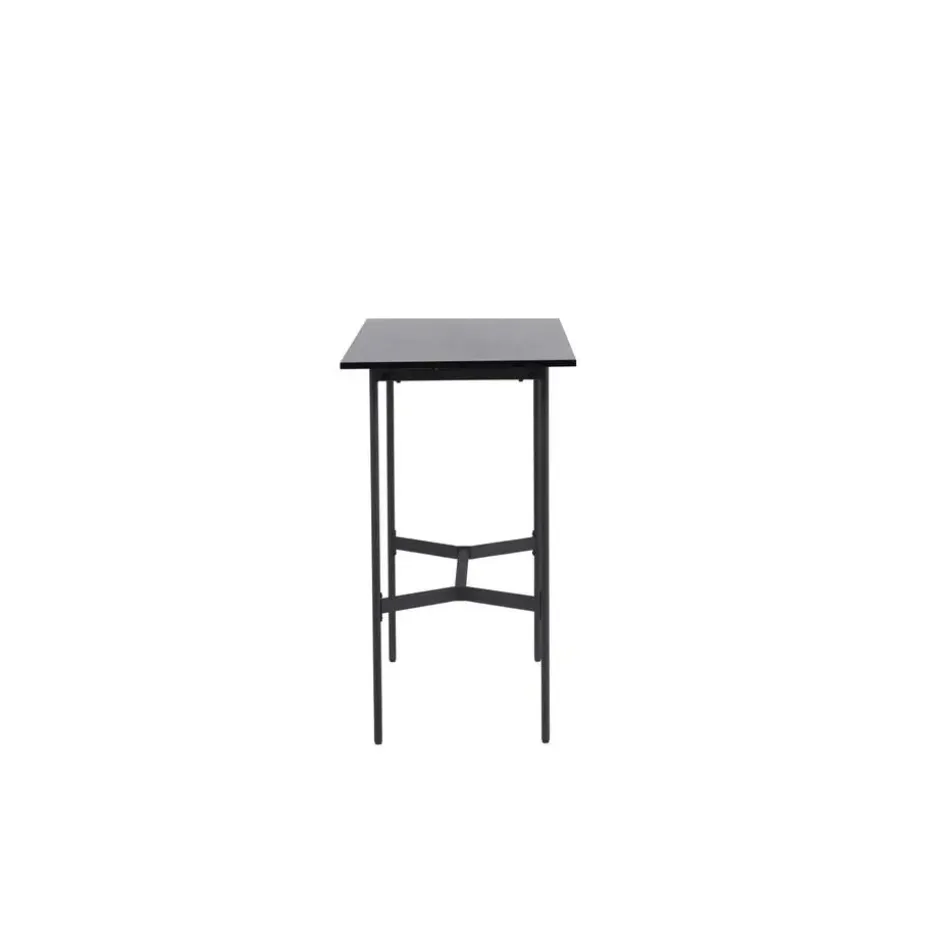 Bartafel Zwart Hout - 120x60x105cm - Rax
