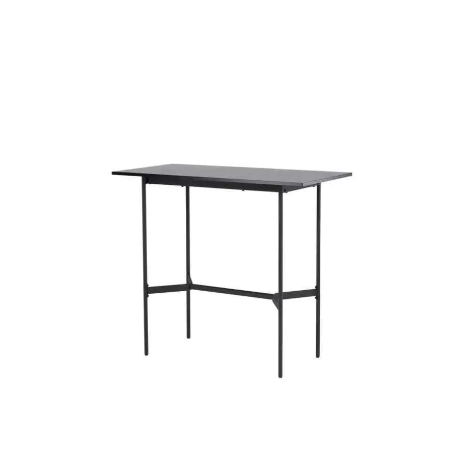 Bartafel Zwart Hout - 120x60x105cm - Rax