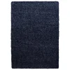 Basic Shaggy vloerkleed Donker Blauw Hoogpolig - 140x200 CM