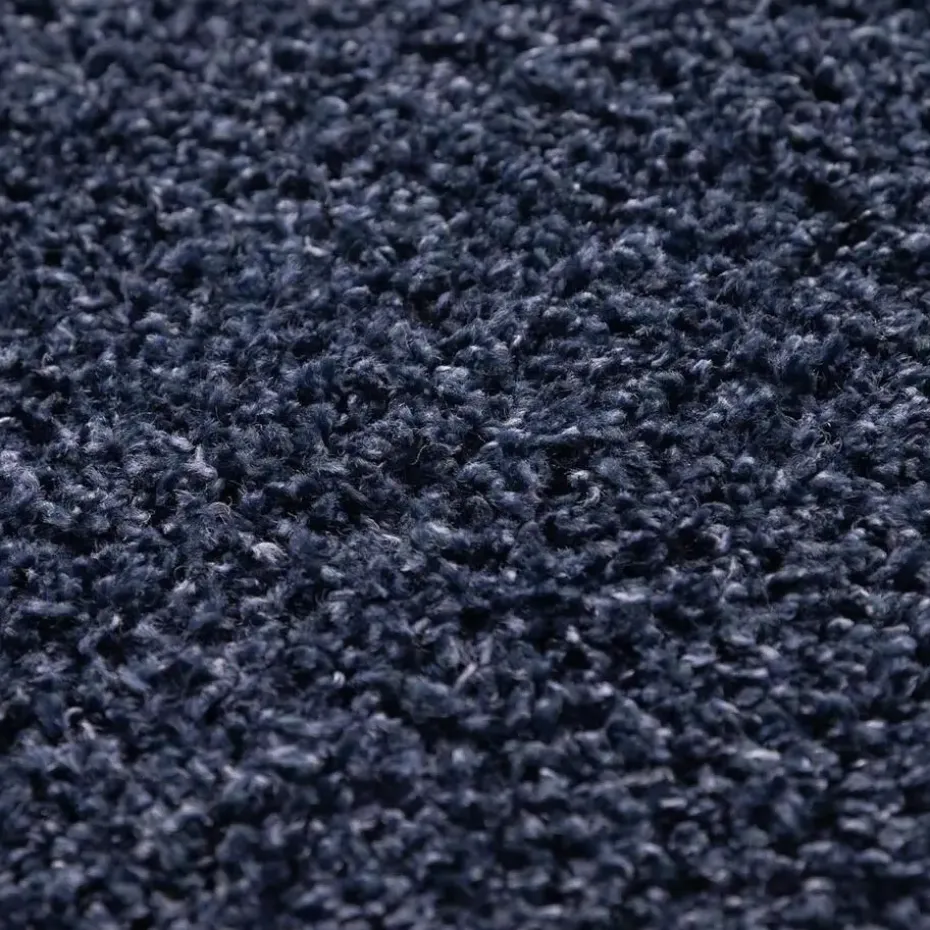 Basic Shaggy vloerkleed Donker Blauw Hoogpolig - 160x230 CM
