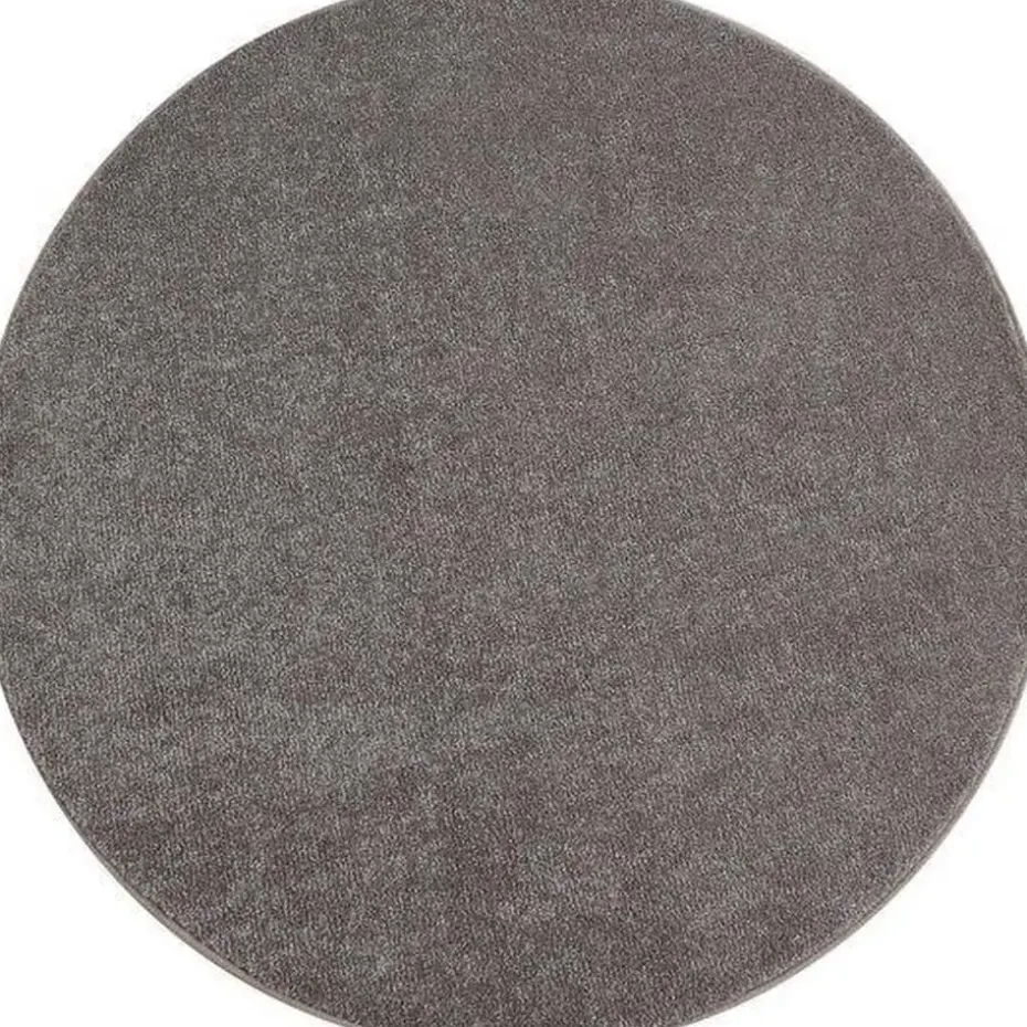 Basics Effen Rond Vloerkleed Beige Laagpolig - 200 CM ROND