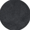 Basics Effen Rond Vloerkleed Grijs Laagpolig - 200 CM ROND