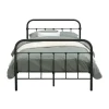 Bed Anne - mat antraciet - 120x200 cm