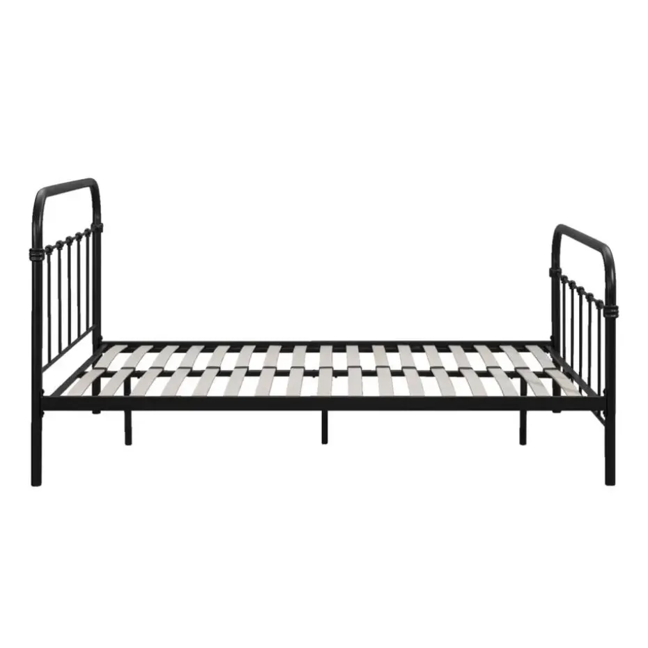 Bed Anne - mat antraciet - 120x200 cm