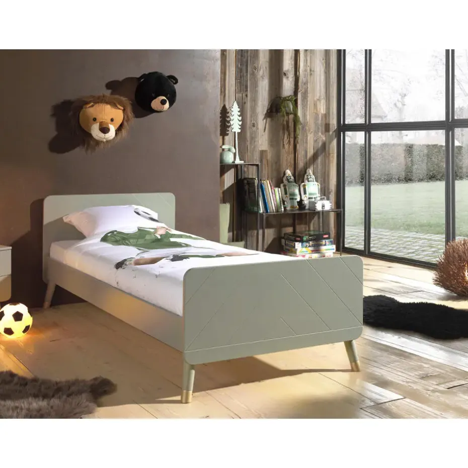 Bed Billy 90x200 - olijfgroen