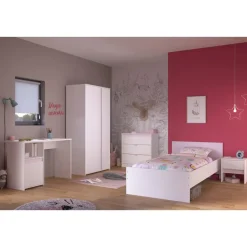 Bed Bobby - wit - 90x200 cm