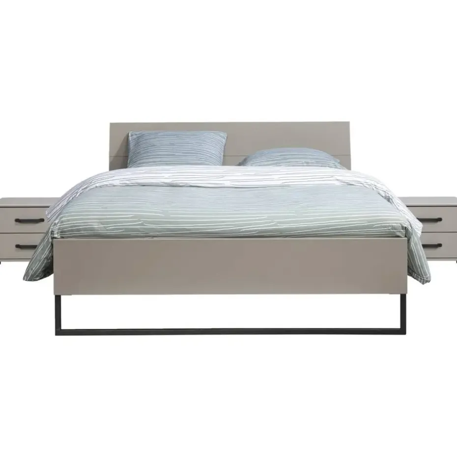 Bed Dex - greige - 180x200 cm