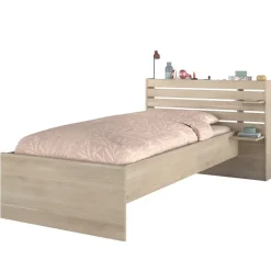Bed Evi - eikenkleur - 90x200 cm