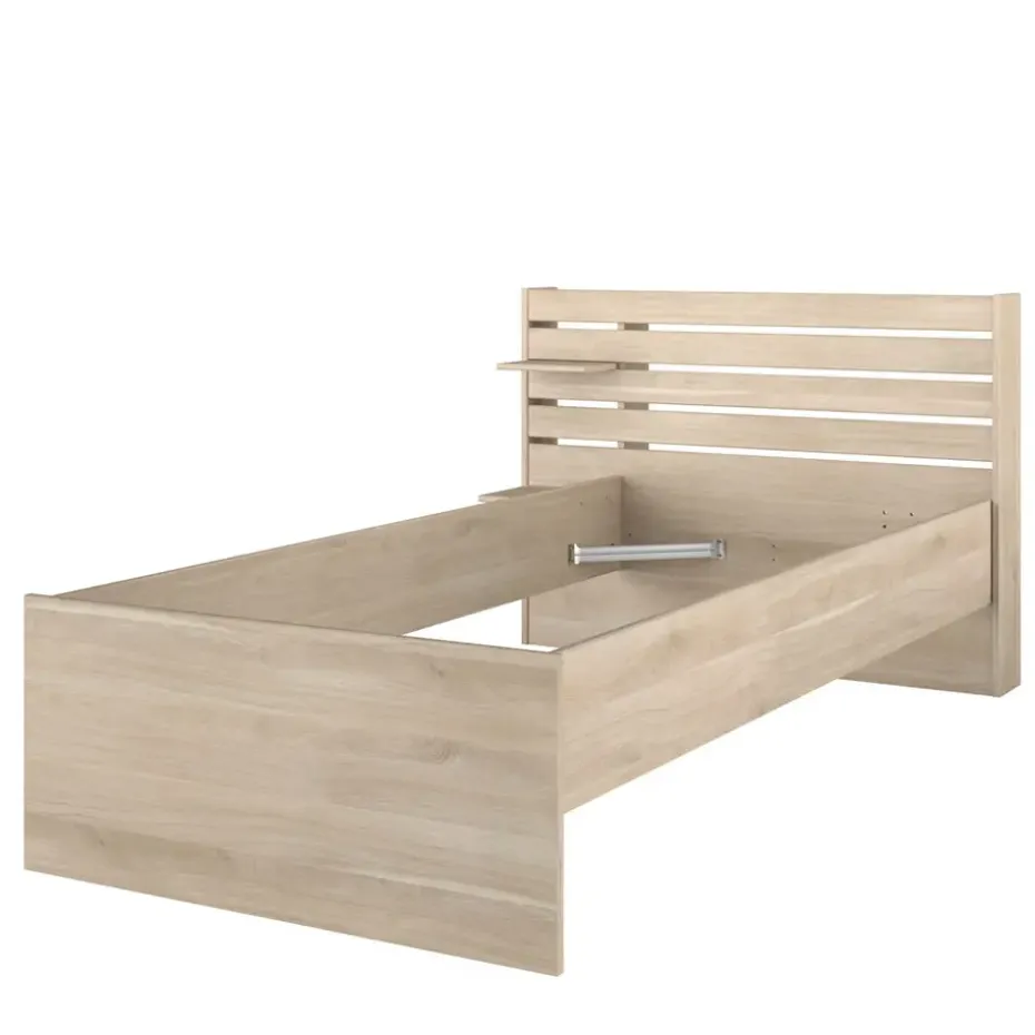 Bed Evi - eikenkleur - 90x200 cm