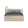 Bed Evi - eikenkleur - 160x200 cm