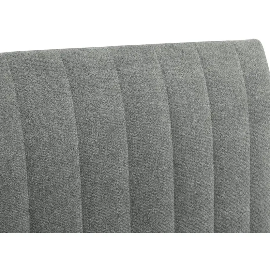 Bed Lieke - grijs/groen - 180x200 cm